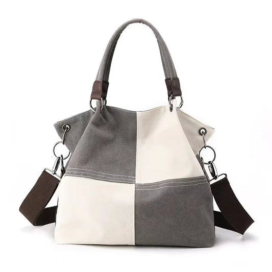 5. accessori - Borsa da donna in tela di grande capacità