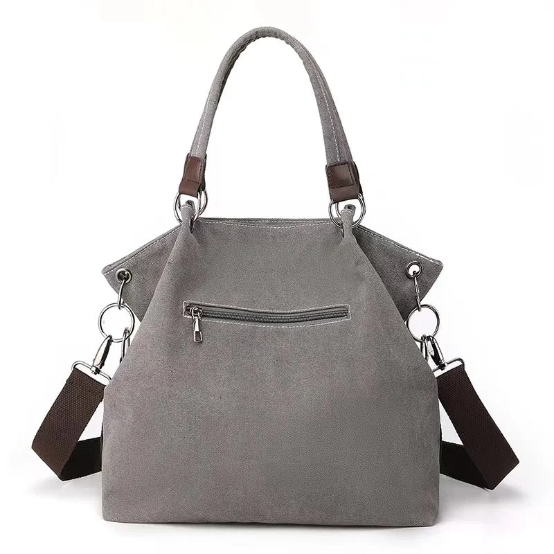 5. accessori - Borsa da donna in tela di grande capacità