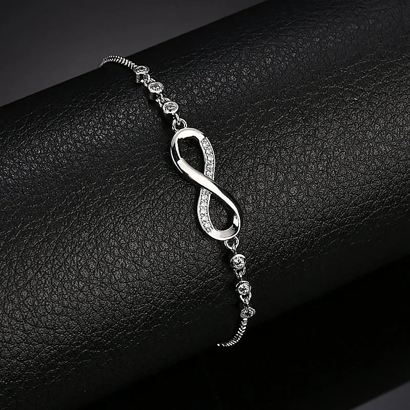 1. gioielli - braccialetti in argento con estensione regolabile